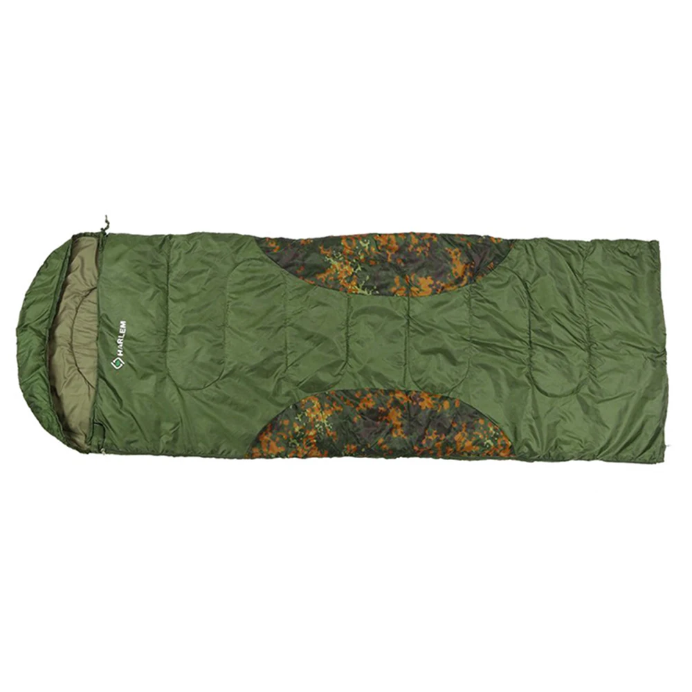 

Hot New Camping Zippered Sleeping Bag Warmth Insulation Sleeping Bag Envelope Sleeping Sack Climbing Travel Outdoor Camping Equi