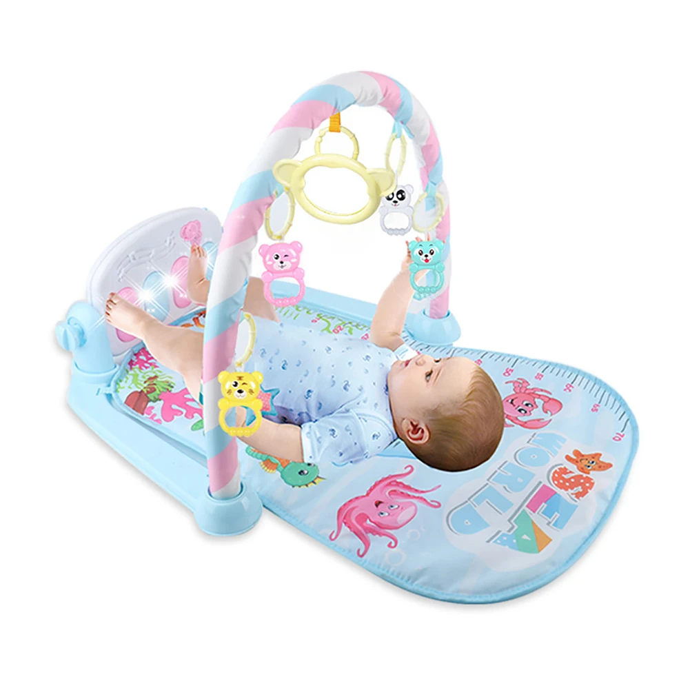 Baby Kick и игровой коврик с игрушки в виде медведей для туалетного столика и зеркала для светом и музыкой игровой коврик детский спортивный ползать развивающий коврик игрушки#20