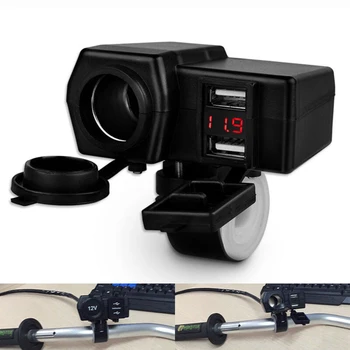 

Voltmeter Charger Motorcycle Waterproof Cigar Charger Socket High Quality