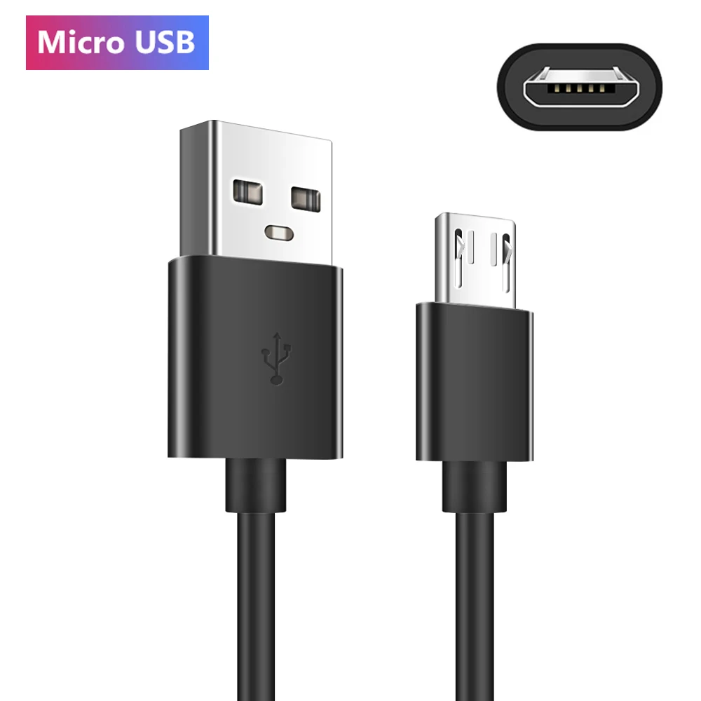 Micro USB Cable Fast Charging Wire For Earphone Android Mobile Phone Charging Cable Micro USB Cord