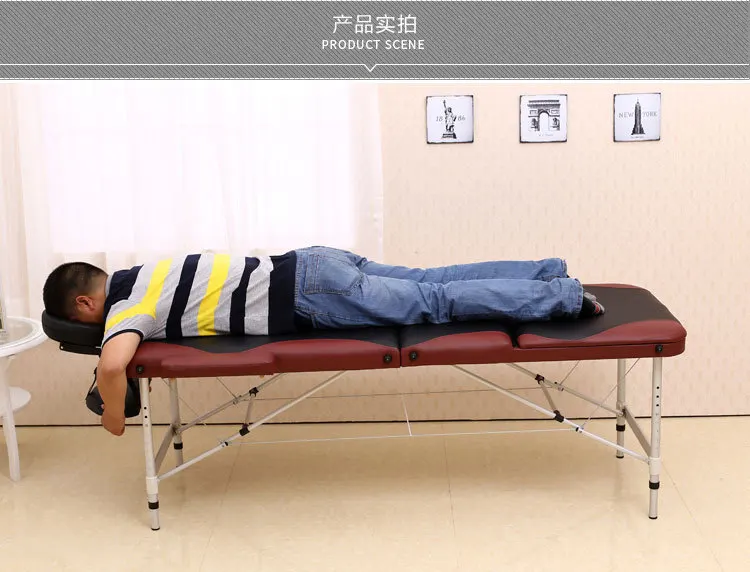 [Envio gratis global】 Cama de masaje plegable de engrosamiento de pies de aluminio Cama de belleza Cama de masaje [Envio gratis global】 Cama de masaje plegable de engrosamiento de pies de aluminio Cama de belleza Cama de masaje