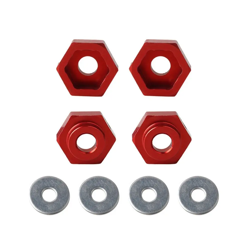 

4 PCS Wheel Adapters 1/10 Retrofit 1/8 Wheel Rim Hex 12MM To 17MM Conversion Combiner For HSP RC Car Buggy Monster Bigfoot Truck