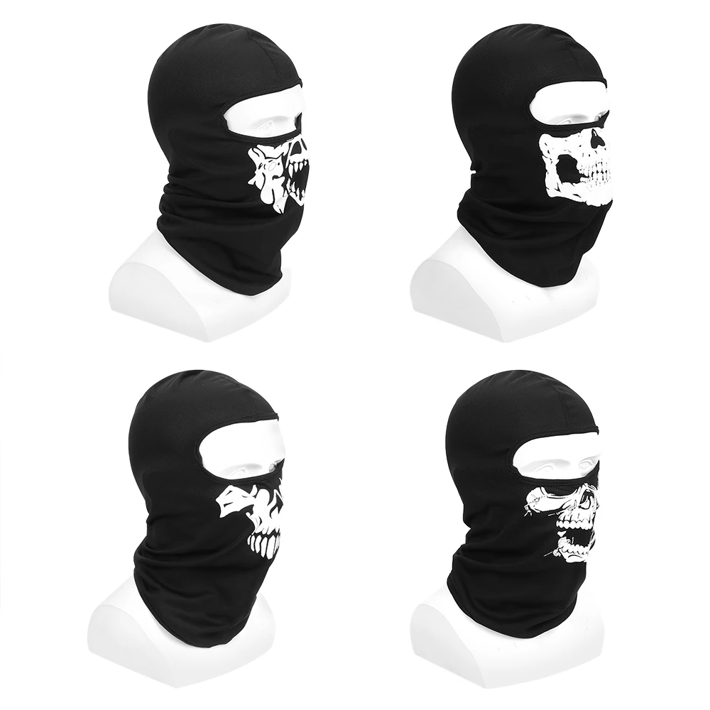 Protect Duty Balaclava Ghost Skull warm bike hood full face mask cycling UK 