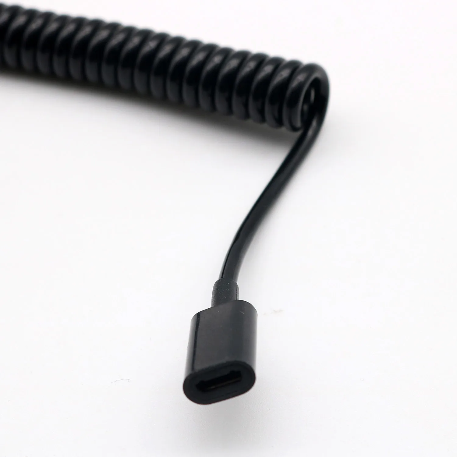 Micro USB 5 Pin папа-мама удлинитель спиральный пружинный Кабель-адаптер для синхронизации данных и зарядки шнур 3 м
