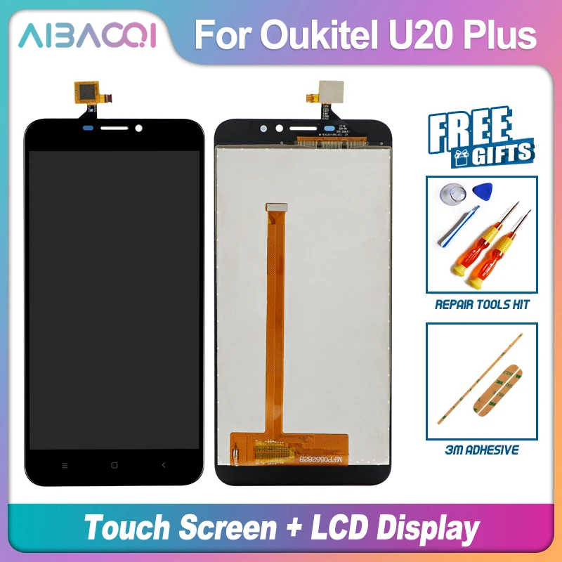 5,5 дюймовый сенсорный экран+ 1920X1080 ЖК-дисплей в сборе для Oukitel U20 Plus Android 6,0 MTK6737T телефон