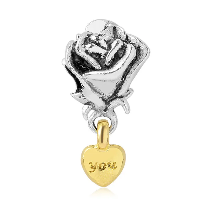 P1433 New Fit Original Pandora Bracelet Mom Dad Girl Boy Charm Zinc Alloy Beads Women Fashion Jewelry DIY Making Gifts for Women - Цвет: P1433