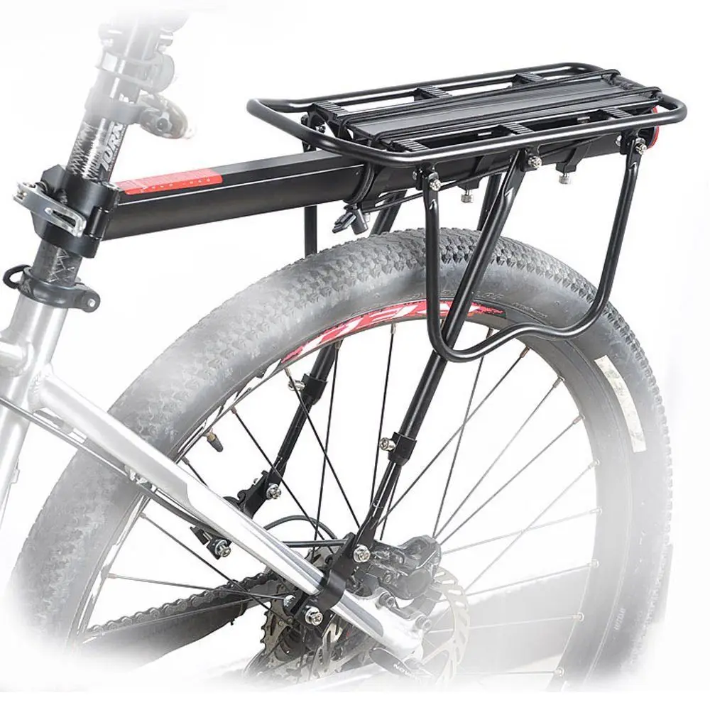 Bicycle Luggage Carrier Bike Rack Aluminum Alloy Cargo Rear Shelf Cycling Seatpost Bag Holder Stand MTB Install Tools 2020 | Спорт и