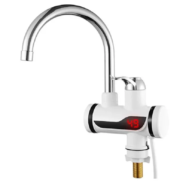 SKJJL 3000w Robinet Chauffe Eau Instantané Electrique, chauffe-eau  Instantané avec Pommeau de Douche et Tubes, pour Salle de Bain, Cuisine