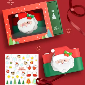 

Christmas Santa Kids Camera Mini Toy For Kids Children's Camera Photographic Camera For Birthday Christmas Gifts Toys For Girls
