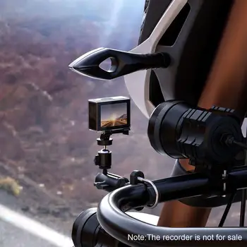 

Universal Motorcycle Sports Camera Metal Fixing Holder Phone Recorder Mobile Bracket Adjustable Driving Holder R9D9