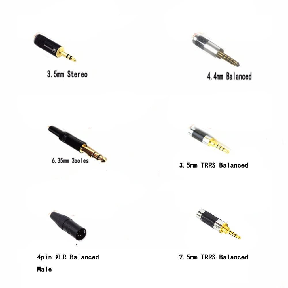 Thouliess HIFI 8 Cores Copper Silver Mixed Headphone Upgrade Replacement Cable for HD600 HD650 HD525 HD545 HD565 HD580 HD6xx