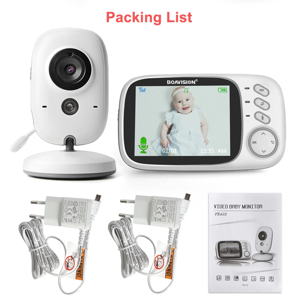 BOAVISION Baby Monitor Camera With Built-In Lullabies