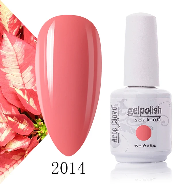 Arte Clavo 131 Colors Gel Polish Nail Gel Varnish Paint Semi Permanent Nails Art Gel Nail Polish For Manicure Top Coat Base Coat 2014