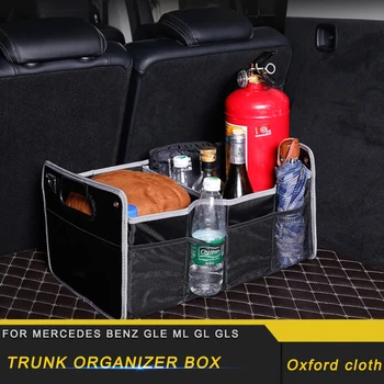 

For Mercedes Benz Car Black Organizer Box Large Capacity Folding Storage Bag Trunk Stowing and Tidying