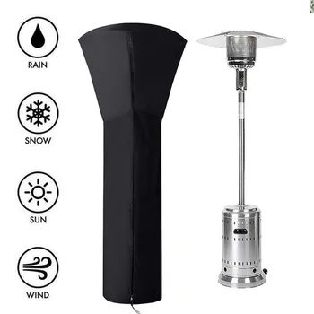 

top selling in 2020 Full Length Patio Standup Outdoor Round Heater Covers Waterproof with Zipper Support Wholesale Dropshipping
