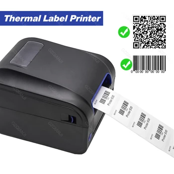 

Thermal Label Printer Barcode 1D 2D 3 inch Sticker Paper Printer Tag Note Price Adjustable 80mm Printer For Windows