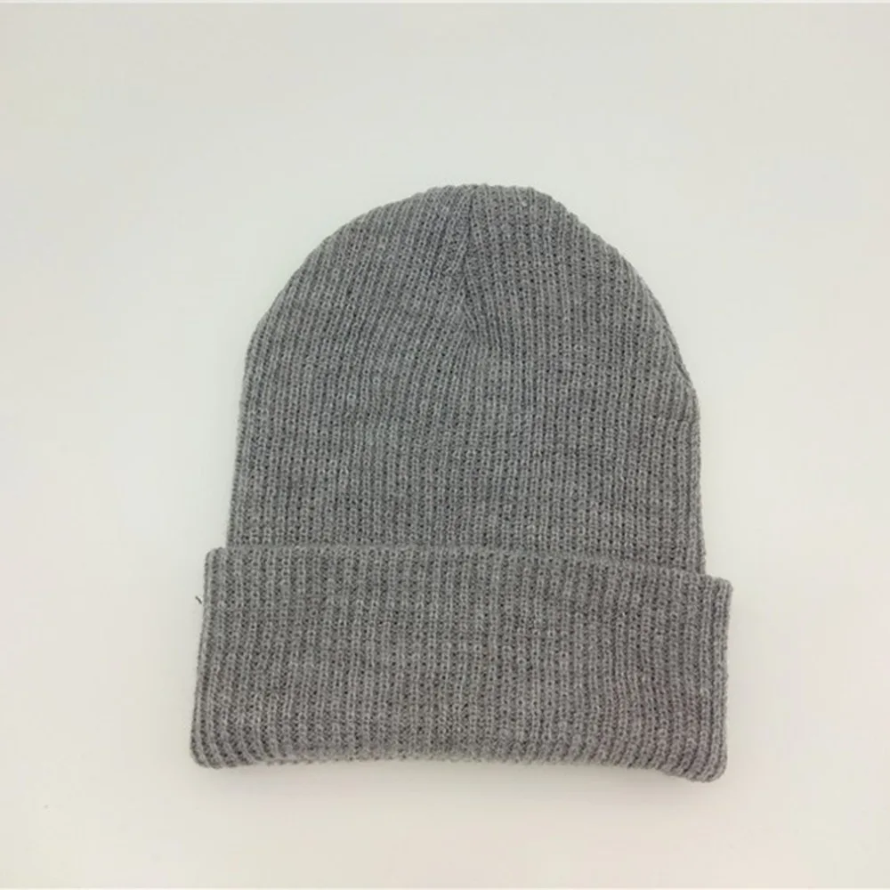 

Solid Color Knitted Hat Women Winter HIP HOP Hat Caps Men Beanie Hat Warm Cap Knitted Wool Caps Beanie Hat Skullies Gorro
