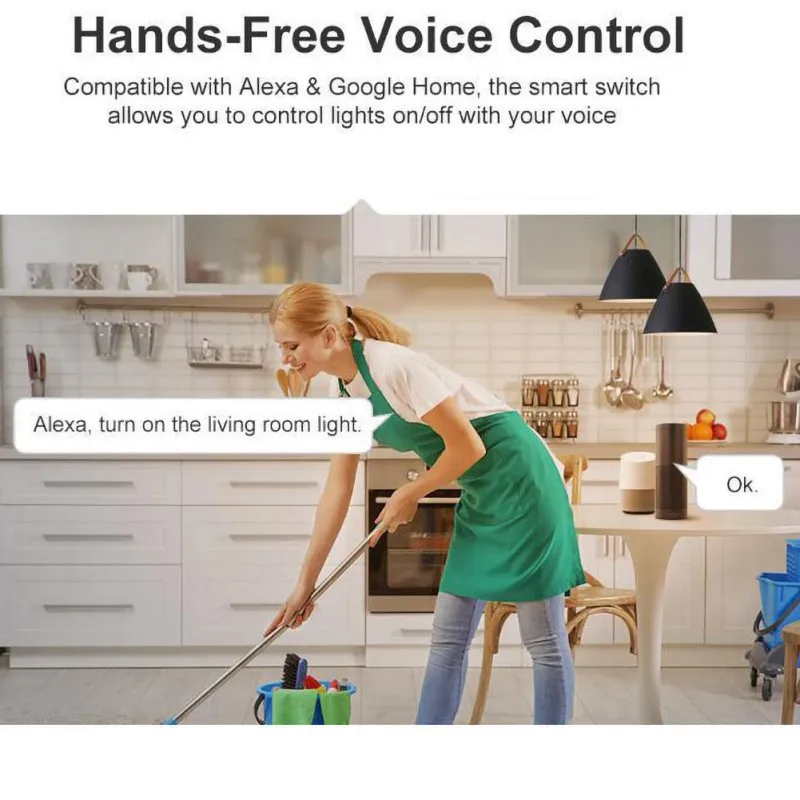 Smart ON OFF WiFi переключатель Поддержка app/433 RF/LAN/голосовой пульт дистанционного управления DIY Режим Wo карта памяти