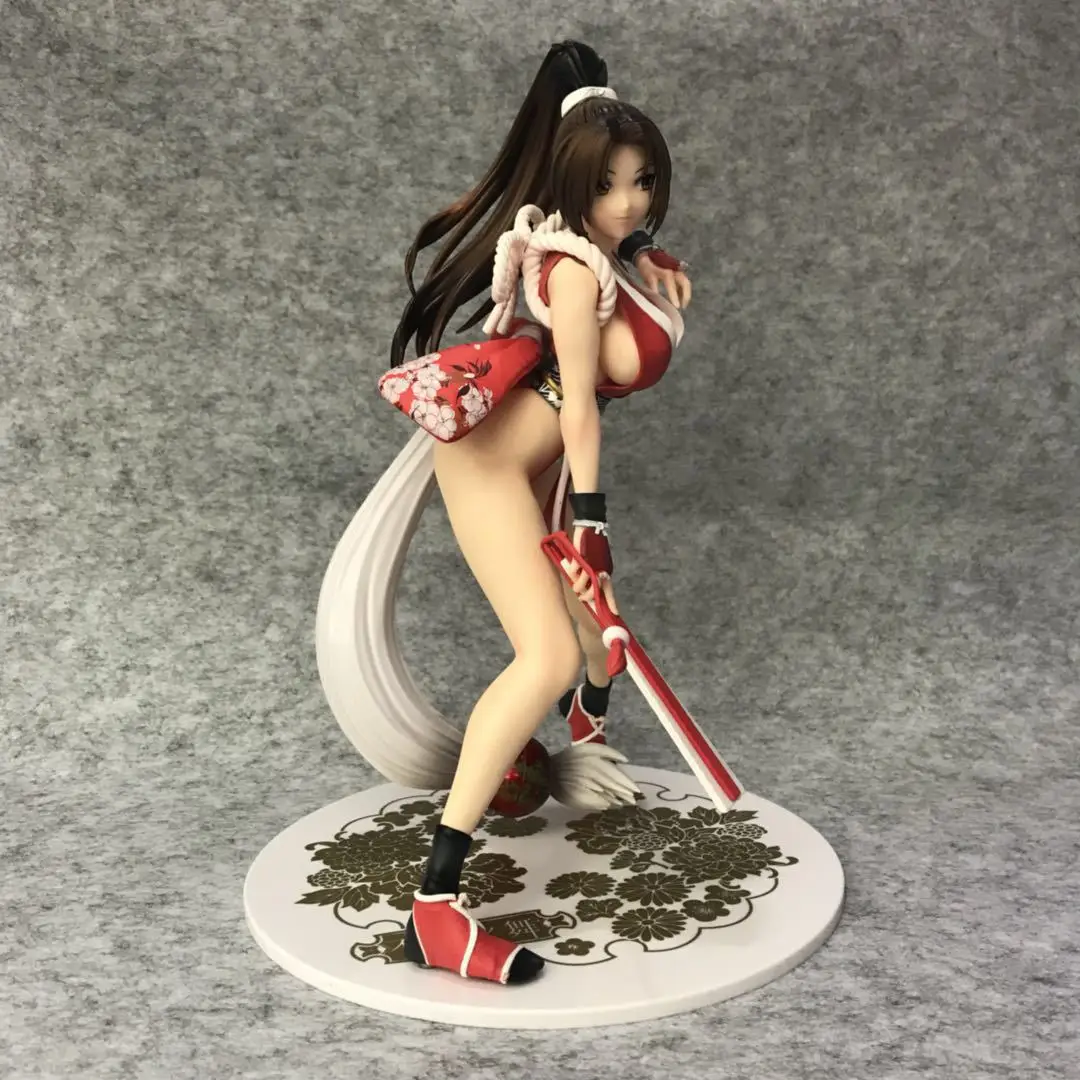 Аниме Король бойцов Mai Shiranui Fatal Fury персонаж игры сексуальные девушки ПВХ фигурка Коллекционная модель lelakaya игрушки