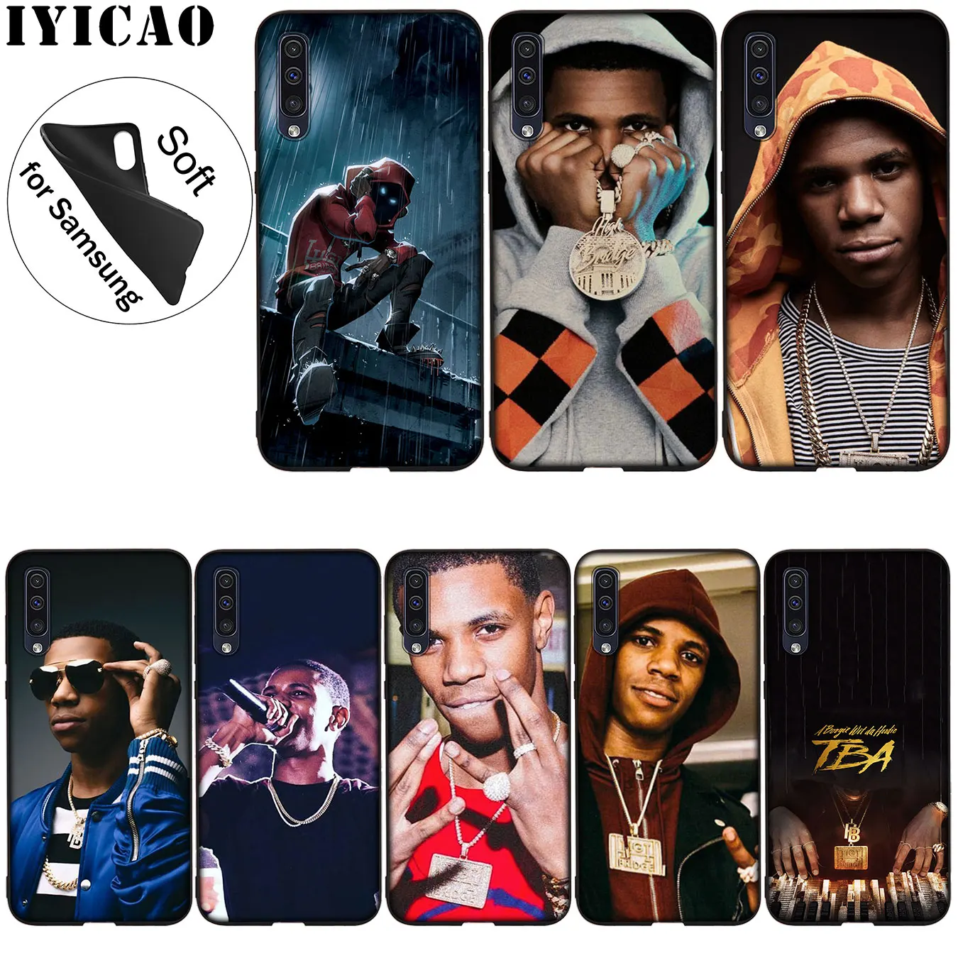 Мягкий силиконовый чехол с капюшоном IYICAO A Boogie Wit da для Samsung Galaxy A51 A71 A81 A91 A41 A21 A11 A01 M10