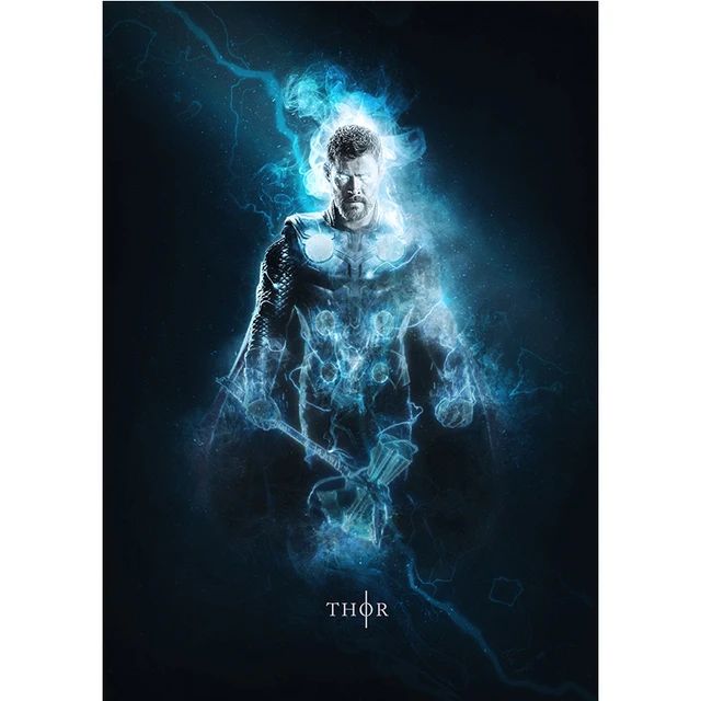 Marvel Superhero Character Spiderman Canvas Painting Avengers Movie Poster And Print Thor Hulk Wall Art Living Room Home Decor DS5523