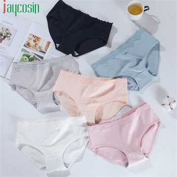 

Female Physiological Pants Leak Proof Menstrual Women Underwear Period Panties Cotton Health Seamless Briefs In the waist Warm