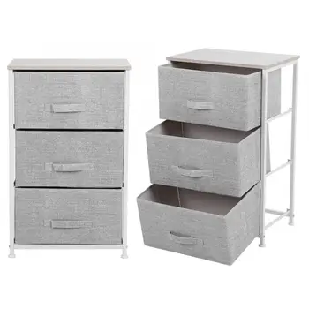 

Storage Organizer Cabinet Wooden Storage Organizer 3-layer Storage Organizer with Three Drawers for Bedroom Room