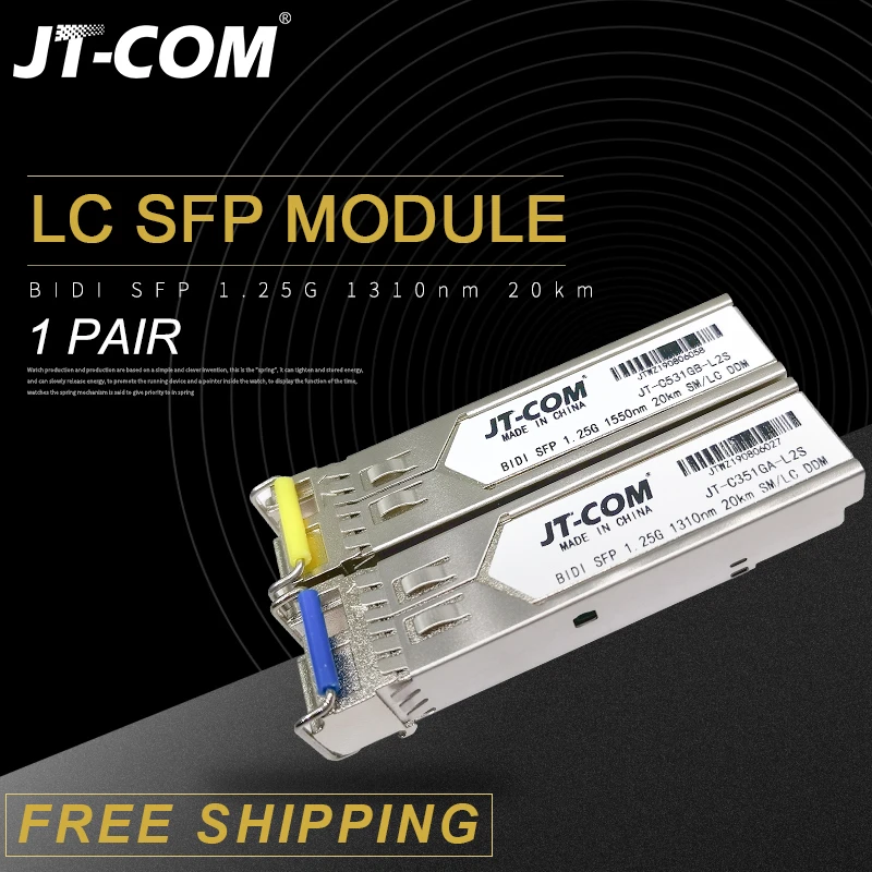 1gb Lc Sfp Module Single Fiber Optical Transceiver Gigabit Fiber Sfp