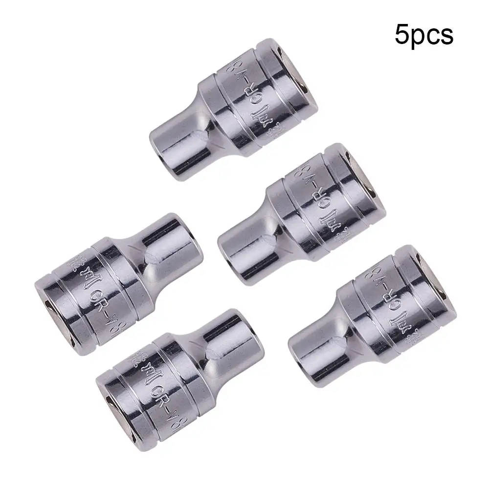 5pcs 8mm Utoolmart Новинка Utoolmart 3 шт./5 шт. 1/2 привод 18-24 мм Набор торцевых головок шестигранный хвостовик 12 боковой сливовый торцевой головкой гаечный ключ втулка комплект - Цвет: 5pcs 8mm