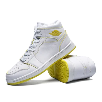 

High Top Trend Basketball Shoes Men Women Breathable Air Cushion Basketball Sneakers Superstar Street Shoes Men Couple Trainers