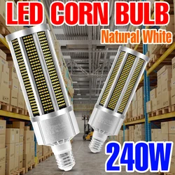 LED Lamp 220V Light E39 Corn Light Bulb 150W 200W Chandelier LED Bombillas 110V Bombillas 240W Round Bulbs Garage Lighting 2835