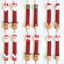 1 шт холодильник Ручка дверцы духовки крышка кухонный прибор протектор Рождественский Декор