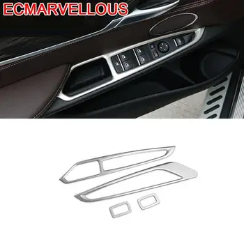 

Window Button Automobile Modified Decorative Car Styling Protecter Accessories Sticker Strip 09 10 11 12 13 14 FOR BMW X5 series