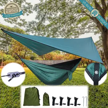 

Outdoor Waterproof Sun Shelter Tent Tarp Anti-UV Beach Tent Shade Garden Camping Hammock Rain Gazebos Sunshade Awning Canopy Set