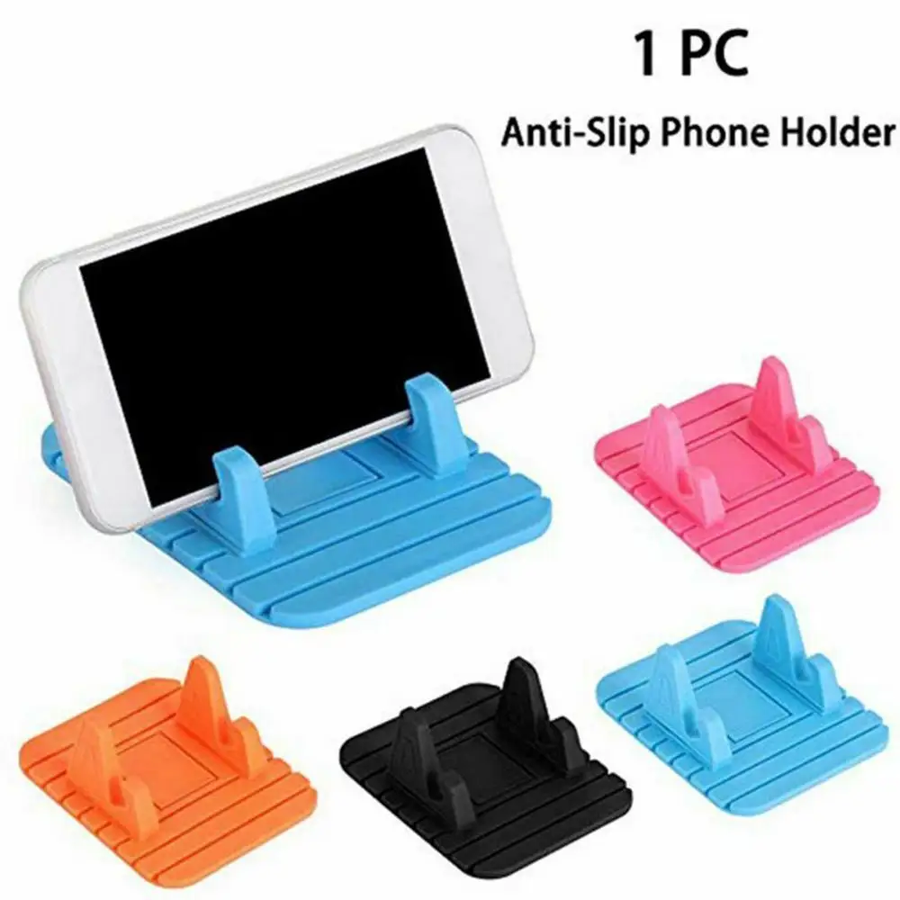 Auto Telefon Halter Non-Slip Gummi Matte Für iPhone Samsung Xiaomi Smartphone Ständer Halter GPS Na