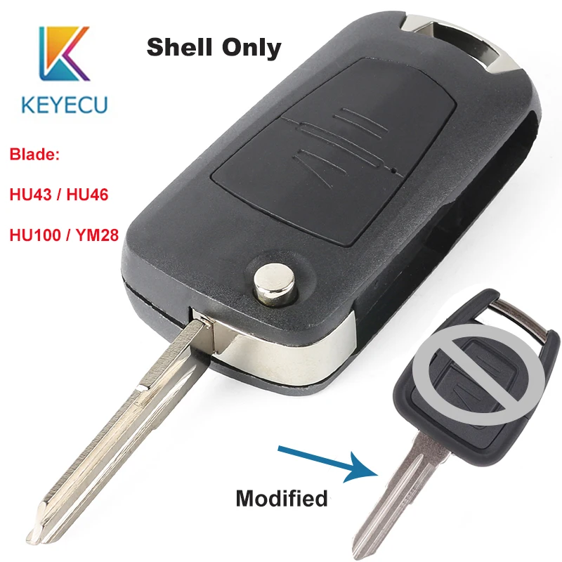 KEYECU для Opel Vauxhall Astra Zafira Omega Vectra Frontera модифицированный пульт дистанционного