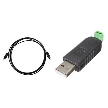 

2M Metre Digital Fibre Optical o SPDIF MD DVD Gold Cable Lead Plug with USB to RS485 USB-485 Converter Adapter CNIM Hot
