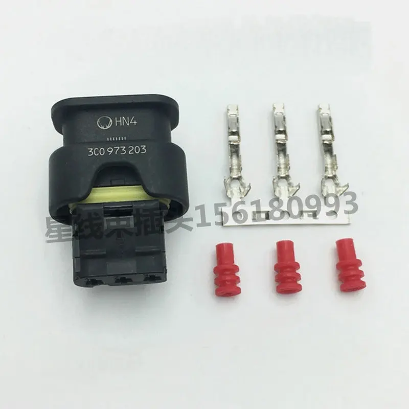 

Applicable to Electric Eye Plug for Reversing Radar Camshaft sensor socket 3-pin plug 3C0 973 203