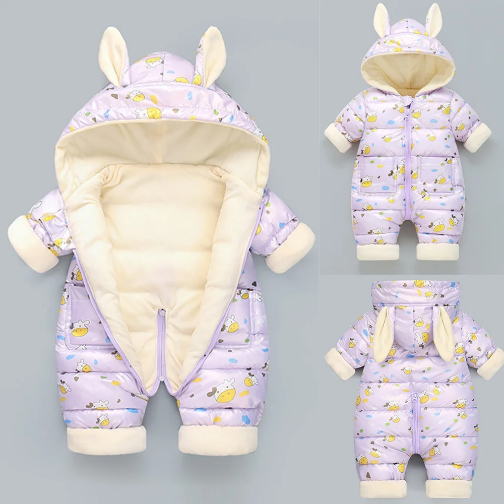 Winter Baby Overall Extra Warm - Gemütlicher Schneeanzug Mit Kapuze Für Kleinkinder