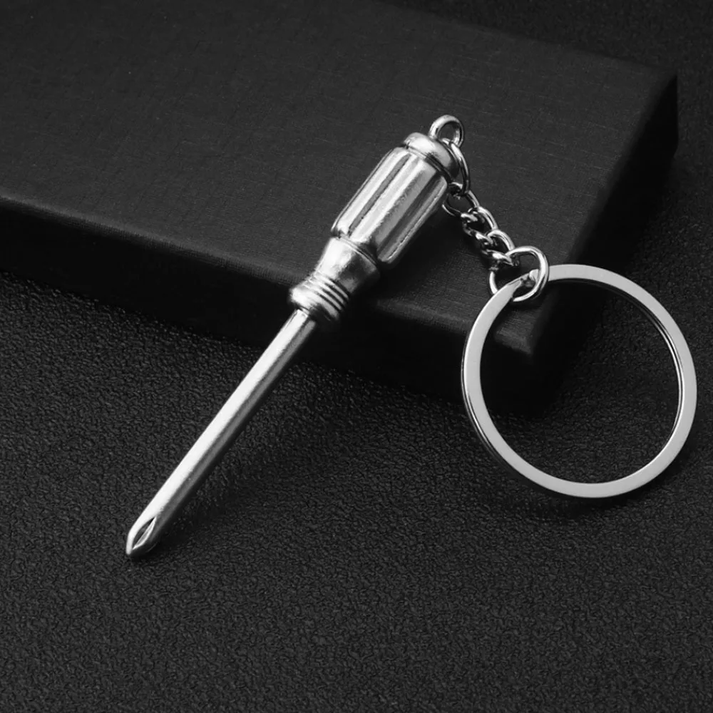 Креативный инструмент цинковое покрытие из серебряного сплава сменный брелок с ключом Регулируемая цепочка для гаечного ключа кольцо для ключей металлический брелок