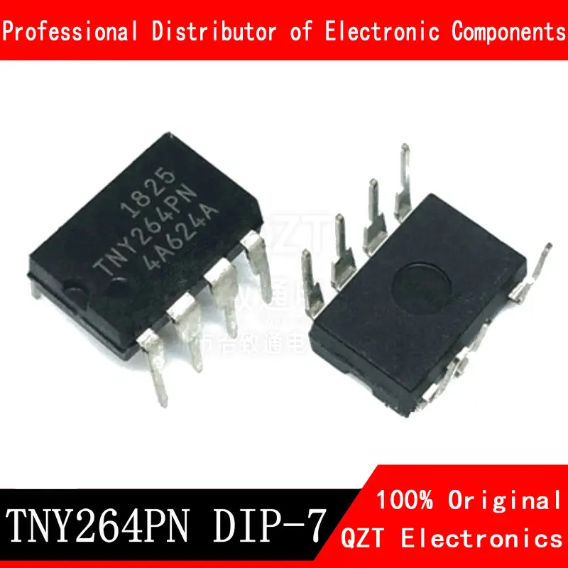 10pcs/lot TNY264PN DIP7 TNY264 DIP TNY264P DIP-7 264PN new original In Stock 10pcs lot 100% new tny264pn dip ac dc controllers and regulators tny264 integrated circuit