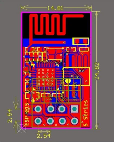 DOITING ESP-01s беспроводной WiFi модуль ESP8266 серийный к WiFi прозрачный модуль передачи совместим с ESP-01