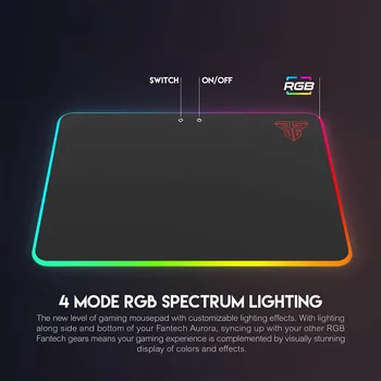 

MPR350 Gaming RGB USB Mouse Pad Speed Type Surface for Laptop Computer KQS8