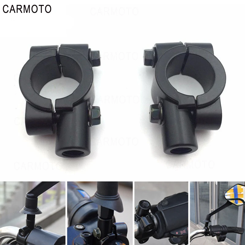 

8/10mm motorcycle bicycle handlebar frame mount rear view mirror adapter suitable for scooter bicycle motorcycle ATV accessories