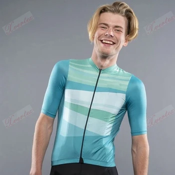 

Blue Camo Style Short Sleeve Cycling Top 2020 Camisa ciclismo Mountain road bike clothes Team race cycling Jersey Welcome Resell