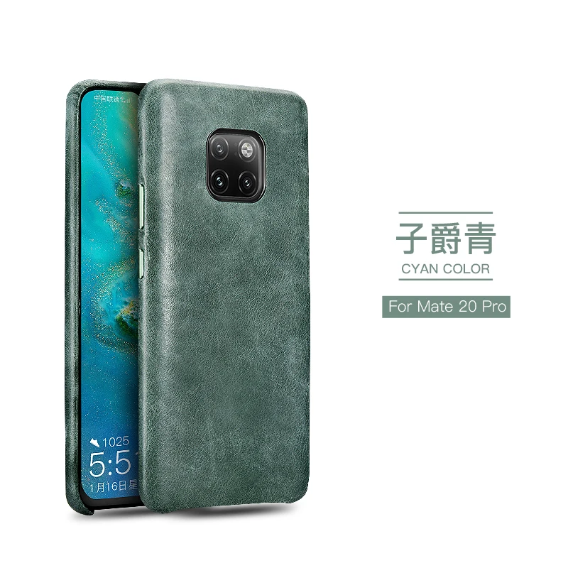 Для mate 20 Модный деловой чехол из натуральной кожи, натуральная телячья воловья кожа, чехол для телефона huawei mate 20 Pro