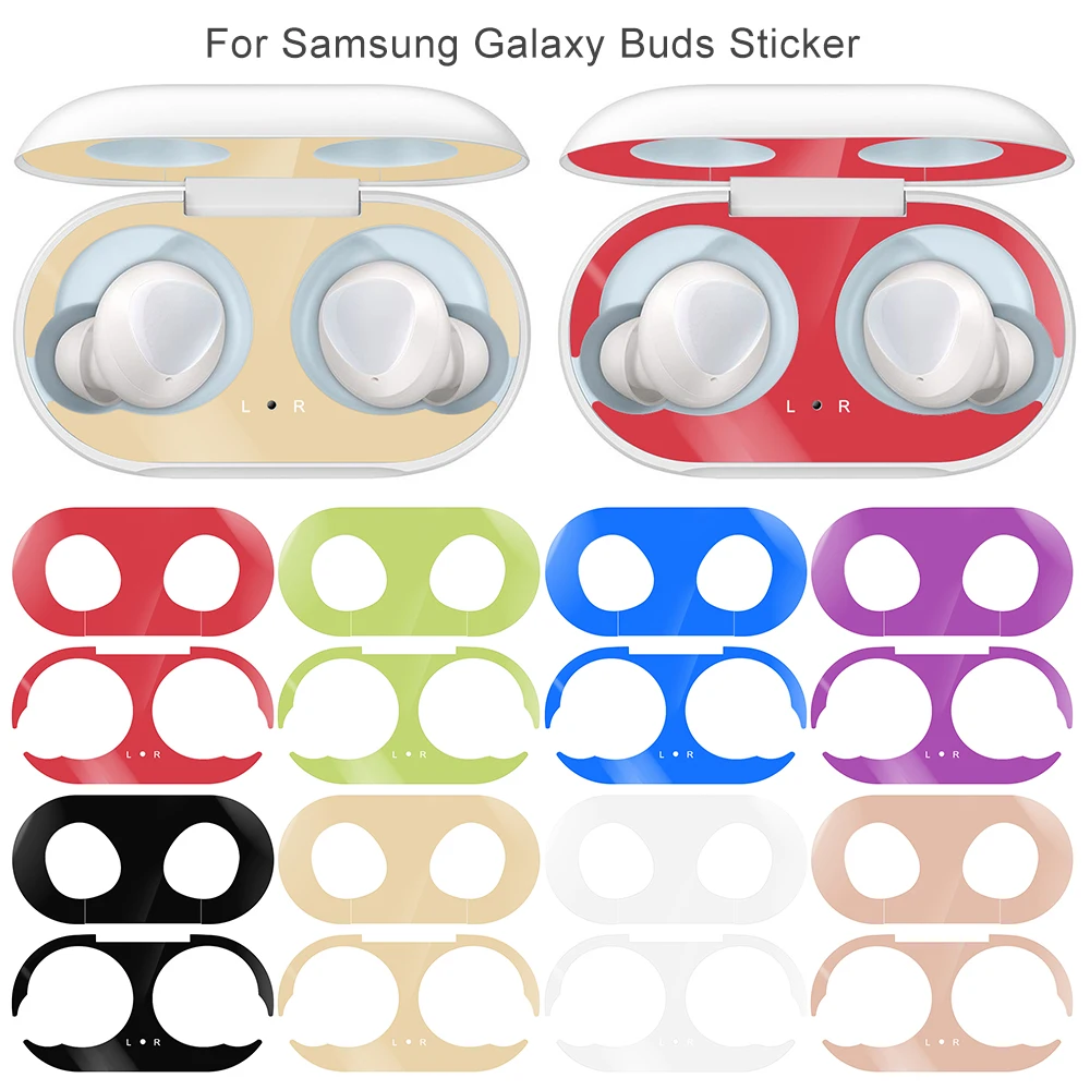 Металлический пылезащитный чехол для Samsung Galaxy Buds наушников защитный наклейка