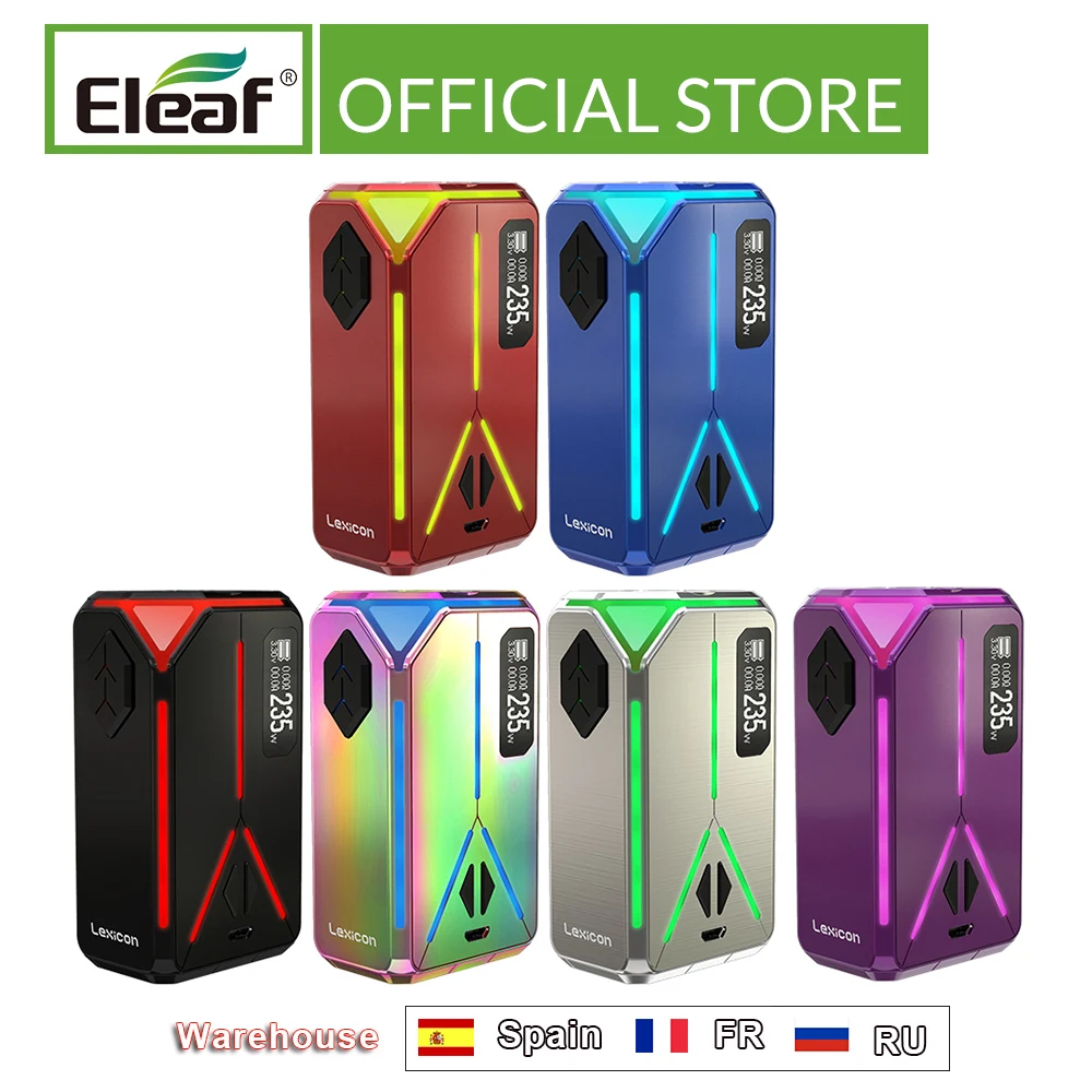 Распродажа оригинальный Eleaf Lexicon Mod 235W max поддержка ELLO Duro атомайзер 6 5 мл