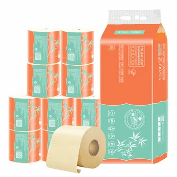 

Toilet Paper Pattern roll toilet paper High quality Roll paper in bathroom paper towel 10 rolls per bag