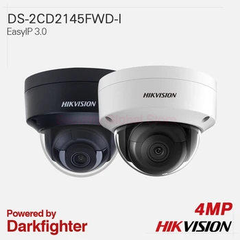 

Hikvision Original IP Camera DS-2CD2145FWD-I EasyIP 3.0 2.8/4/6mm fixed lens 4MP H.265+ EXIR Dome All-metal IP67 IK10 120dB WDR